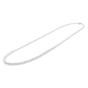 Colier lung 100 cm cu perle naturale si argint DiAmanti 222-54-G (Argint 925‰ 0,4 g.)
